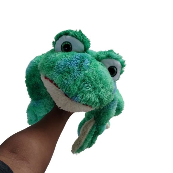 mty international 18" Large Floppy Frog Valentine Plush Green Stuffed Animal - Picture 6 of 10